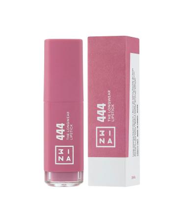 3INA Longwear Lipstick 444 - Hydrating Fast Drying All-Day Shades - Vegan Paraben-Free Cruelty-Free - Lilac 0.22 oz - Buy Online on GoSupps.com