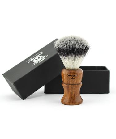Haryali London Synthetic Hair Shaving Brush with Rosewood Brush Handle