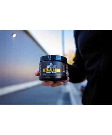 BLACKLABEL Supplements Beta-Alanine Powder 60 Servings Unflavored Amino Acid Supplement for Endurance Support High-Intensity Training Sprinting Crossfit & Sports Performance Caffeine-Free - Buy Online on GoSupps.com