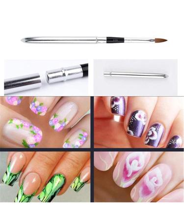 6pcs Nail Art Brush Set - Professional Design & Detailing Tools for Shellac & UV Liner - International Shipping Available - Buy Online on GoSupps.com