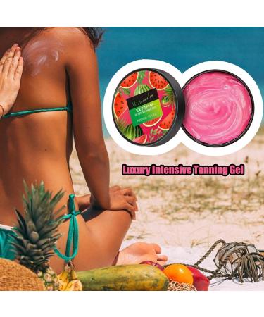  G n rique Tan Gel Tanning Cream Natural Sweet Fruit Scented Accelerator Lotion Hydration Moisture Body 100g Sunbeds Outdoor Sun Booster for Skincares Use 100g - Buy Online on GoSupps.com