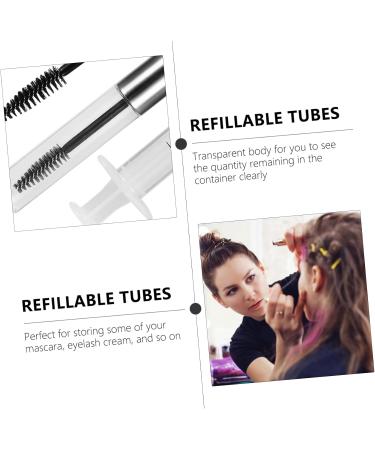 Outanaya 12pcs Mascara Tube Empty Mascara Bottle Empty Eyelash Tube Eyelash Kit Eyelash Curler Kit Plastic - Buy Online on GoSupps.com