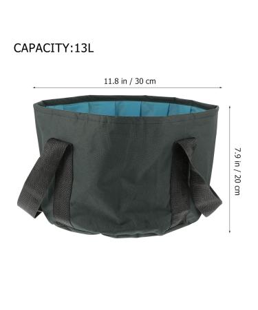 Lurrose Foldable Foot Spa Bucket | Portable Foot Bath for Relaxation & Travel | Heated Nylon Spa Pool - Buy Online on GoSupps.com