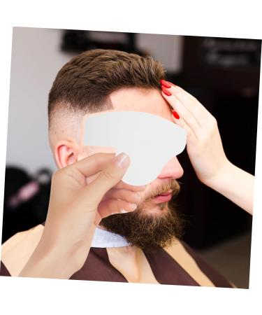 VALICLUD Carte De Coiffure Pour Ligne De Cheveux Guide De Barbe Outil De Mesure De Ligne De Cheveux Carte De De Pour Mise Forme Pr cise Blanc - Buy Online on GoSupps.com