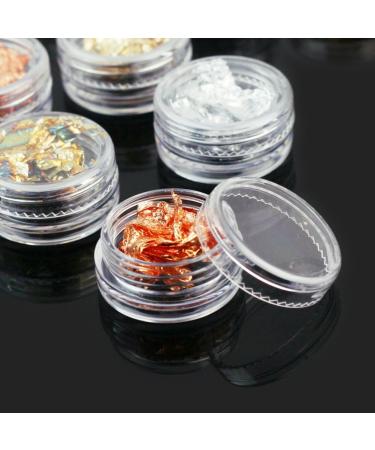 YUMIN 12 Box Gold Silver Copper Rainbow Foil Paillette Chip Nail Art Design Decoration - Buy Online on GoSupps.com