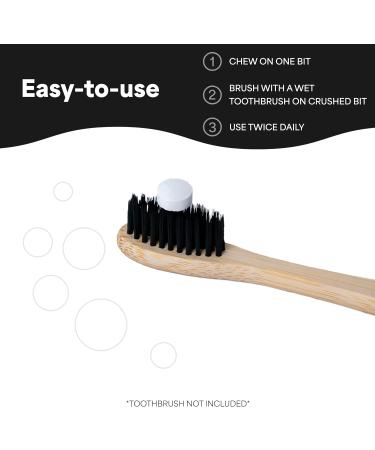 Eco-Friendly Sol Teeth Whitening Toothpaste Tablets | Zero Waste Plastic Free Vegan Mint Flavor | Travel-Friendly Glass Jar | 60 Tablet Pack - Buy Online on GoSupps.com