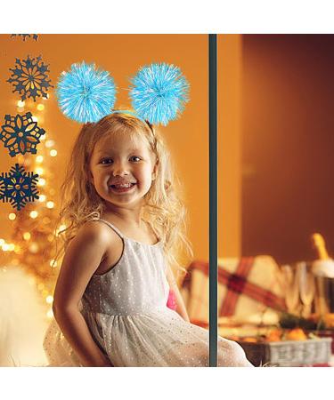 Tinsel Headband with Balls Kids Foil Strips Head Boppers Glitter Christmas Hair Band Performance Stage Cosplay Hair Accessories Head Boppers - Buy Online on GoSupps.com