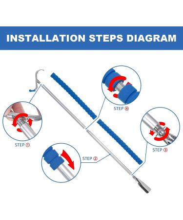Metal Shoe Horn & Dressing Stick - Independent Living Aid for Elderly & Disabled - Sock Remover Tool - Buy Online on GoSupps.com
