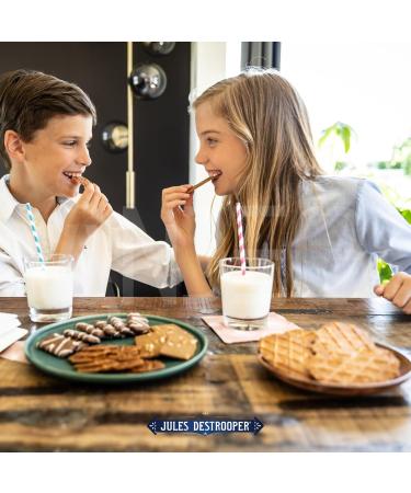  Vandeca Jules Destrooper Fine Butter Patties - "I Love Antwerp! / J'aime Antwerp" - Authentic Belgian Cookies - Biscuit Gift - 2 Boxes - 100g x 2 - Buy Online on GoSupps.com