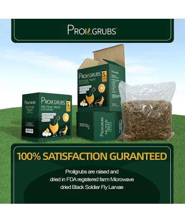 Non-GMO Dried Worms for Chickens | High Calcium Black Soldier Fly Larvae Treats | Molting Supplement | 5lb Pack - Buy Online on GoSupps.com