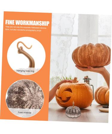 HOMSFOU 24 Pcs Simulation Foam Pumpkin Foam Pumpkins for Diy Foams Ornaments Fall Decor Fall Wedding Decor Christmas Tree Ornaments Decorative Pumpkin Pendant Fake Pumpkin Decorative Items Goldenx4pcs 8CMx4pcs - Buy Online on GoSupps.com