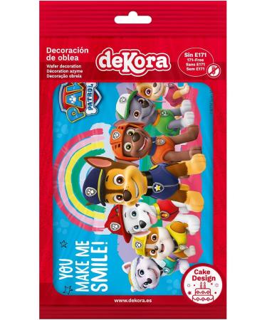 Dekora Paw Patrol Edible Cake Topper Children's Birthday Decoration A5 Wafer - Buy Online on GoSupps.com
