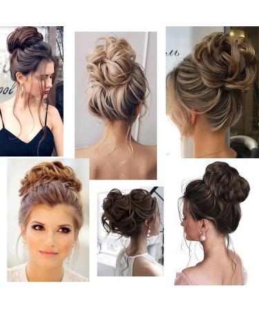 Hair Chignon Synthetic Messy Bun Curl Donut Hair Extensions Bun Extensions Comb Clip In Messy Bun Hair Accessories for Women Messy Bun Hair Piece (Color : 27H33) - Buy Online on GoSupps.com