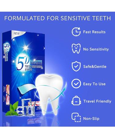 Ikkab Teeth Whitening Strips - 28 Mint Flavor Stripes for Fast Enamel Stain Removal | At-Home Tooth Bleaching - Buy Online on GoSupps.com