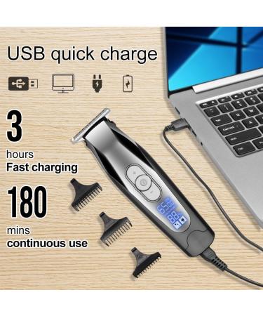 Professional 2in1 Hair Clippers with LED Display - Adjustable Speed Electric Hair Trimmer for Barber Shop | Powerful & Versatile Hair Cutting Tool - Buy Online on GoSupps.com