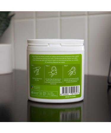 Helse Ear Cleaning Wipes for Babies | 50 Finger Solution Wipes | Gentle & Safe Earlobe Cleaner | Remove Earwax, Sweat, Oil & Dirt - Buy Online on GoSupps.com