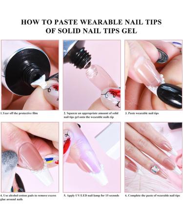 Lulou Magic Solid Nail Glue Kit 3-In-1 Nail Art Kits Solid Nail Glue Gel for Nail Tip Press on Nails Solid Nail Glue Remover Tips Gel for Nail Art (1Set) - Buy Online on GoSupps.com
