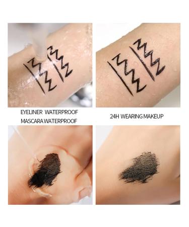 3-Part Eye Make-Up Set for Women | Eyebrow Pencil Eyeliner & Mascara | All-in-One Violet Eye Set for Stunning Looks - Buy Online on GoSupps.com
