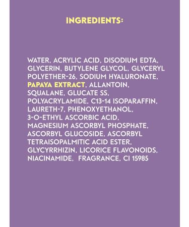 Brightening Papaya Face Milk Serum with Vitamin C & Niacinamide - 1 Fl Oz | Radiant Skin Anti-Aging Hydrating Serum | International Shipping - Buy Online on GoSupps.com