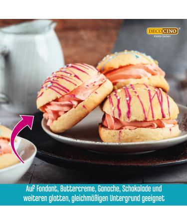 Decocino Bio Cake Drip Red - 40g | Organic Ready-to-Use Cake Glaze for Drip Cakes & Cake Pops - Palm Oil Free - Buy Online on GoSupps.com