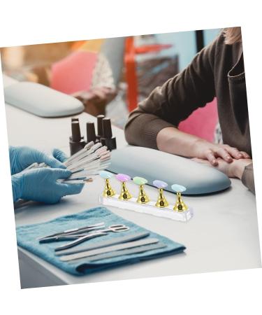 Beavorty Manicure Nail Stand 2 Sets nail holder Nail Tip Practice Holder Nail Practice Holder Nail Art Holder s Nail Stand nail display stand Nail Art Stand Acrylic Manicure tools crystal 2.4X1.4X1.4CM Assorted Color - Buy Online on GoSupps.com