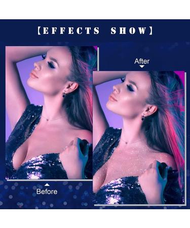 Waterproof Shiny Glitter Spray 2PC 2.11fl.oz for Hair & Body - Quick-Drying Shimmery Prom & Festival Makeup - Buy Online on GoSupps.com