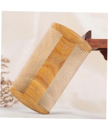 Beavorty 2-St Green Sandalwood Beard & Mustache Comb for Men - Pocket Size Wooden Grooming Brush - Buy Online on GoSupps.com