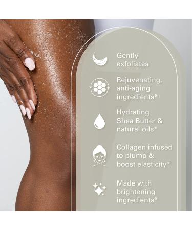 Kombucha Body Scrub with Collagen and Shea Butter | Exfoliating Skin Care by M3 Naturals - Buy Online on GoSupps.com