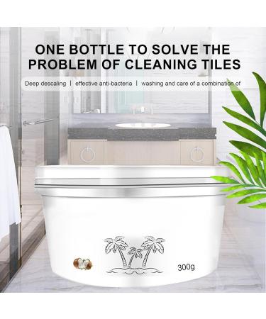 Tile Cleaning Paste | 300g Oil Cleaner All Purpose Floor Water Stains Remover - Floor Shine Restoration Household Polishing Supplies for Kitchen Bathroom Shower - Buy Online on GoSupps.com
