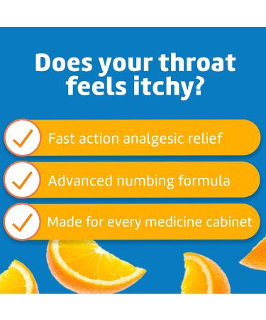 Bactimicina Sore Throat Lozenges Extra Strength Oral Analgesic - Fast Relief with Benzocaine, 18 Count - Buy Online on GoSupps.com