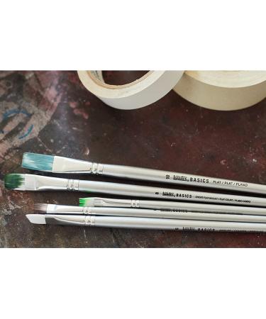 Liquitex Basics Paintbrush No. 2 White Filbert - Professional Quality Brush for Artists - Buy Online on GoSupps.com
