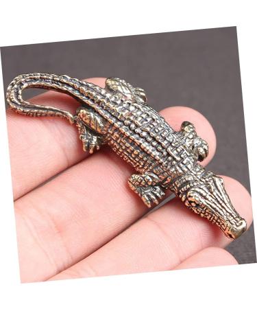 COHEALI Alligator DIY Pendant 6 Pcs Crocodile Ornament Miniatures Figurines Car Bling Accessories for Women Brass Craft Pendant Bronzex2pcs 6X2.4X1CMx2pcs - Buy Online on GoSupps.com