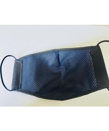 HELSA MASK-L04 Fabric Mouth Covers Black / Adult / Pack of 5 Washable Up to 50 Times and Reusable - Buy Online on GoSupps.com
