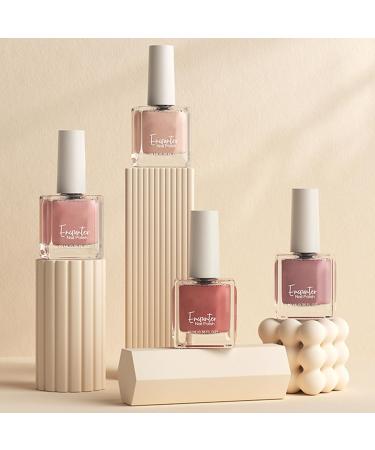 Pink Nail Polish Nude Pink Nail Varnish Long Lasting & Highly Pigmented Nail Polish Peel off Pink Nail Gel No Need Cure Water Based Quick Dry Nail Polish for DIY Nail Art Home - Buy Online on GoSupps.com