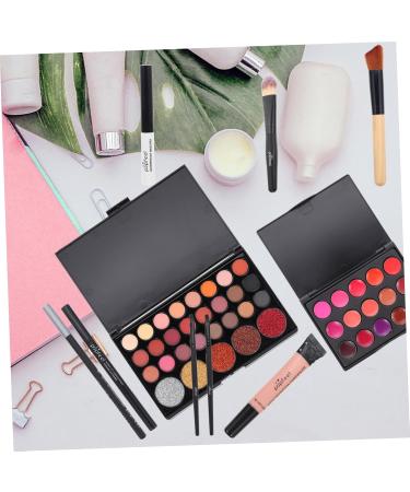 minkissy 3 Sets Women's Makeup Set Multi- Makeup Kit Make up Kit Women Makeup Supplies Cosmetics Supplies Cosmetic Bag Women Accessories Makeup Brush Kit Cosmetic Kit Ladies Suits Abs - Buy Online on GoSupps.com