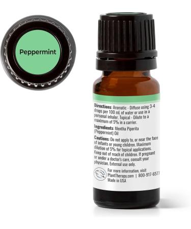 Buy Plant Therapy Peppermint Essential Oil 10 mL - 100% Pure Undiluted Aromatherapy for Diffuser Skin & Hair | Natural Digestive & Respiratory Support - Buy Online on GoSupps.com