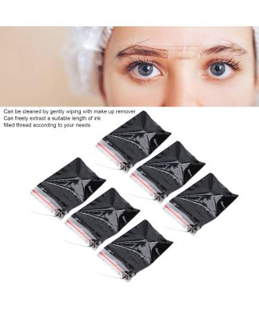 6 Pack Pre-Inked Eyebrow Mapping String - 10m Black Thread for Microblading & Waxing | Essential Cosmetic Tool - Buy Online on GoSupps.com