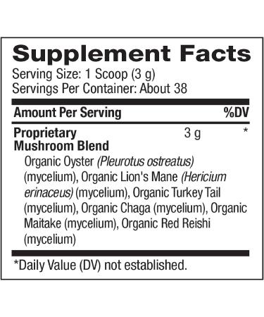 BareOrganics Mushroom Immune Blend Powder - Organic Superfood Supplement (4 oz) - Buy Online on GoSupps.com