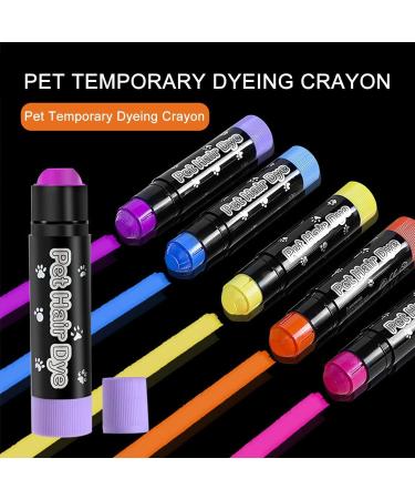 Peinture pour chien 12 couleurs lavables pour cheveux sans danger pour les animaux | Stylo de vernis ongles pour chien peinture en fourrure pour animaux de compagnie pour diff rents toilettages  - Buy Online on GoSupps.com