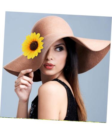 ABOOFAN 20 Pcs Simulated Sunflower Mini Sombrero DIY Crafts Fake Yellow Flowers Jackets Applique Hat Filler As Shownx2pcs 10X10X2CMx2pcs - Buy Online on GoSupps.com