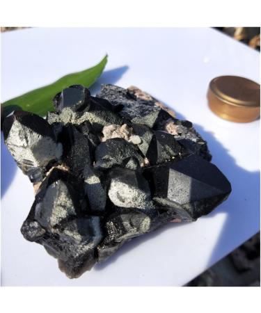 Natural Crystal Rough 100g-500g Natural Black Crystal Quartz Cluster Reiki lemurian Seed Prism Charms Stones and Minerals for Home Decoration (Color : About 400g) - Buy Online on GoSupps.com