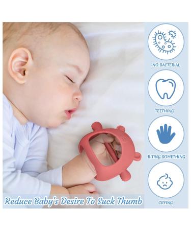 5 Pack Bear Baby Teething Toys for Babies 0-12 Months - Silicone Teethers for Anti-Dropping & Sucking Needs (Bright Colors) - Buy Online on GoSupps.com