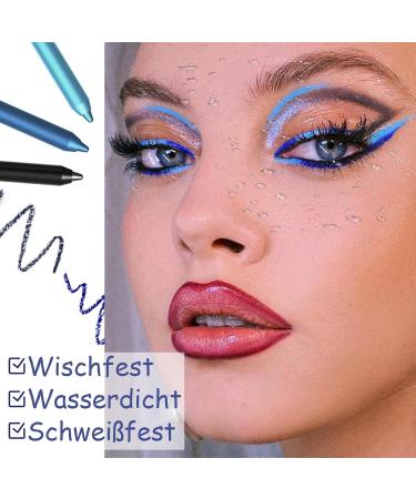 EONFAVE Matte GelEyeliner Set 12 Colors Waterresistant Kajal Pens Smooth and Smudgeproof and Longlasting Cream Pen with High Color Rendering for Colorful Eye Makeup - Buy Online on GoSupps.com