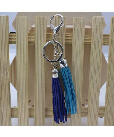 PAMIR TONG 100pcs Faux Suede Leather Tassels for DIY Crafts & Jewelry - Silver Keychain - Buy Online on GoSupps.com