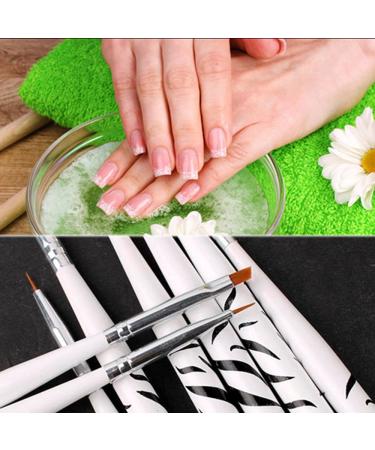 8 x Zebra Nail Art Dotting Pens Professional Manicure Brush Tools for Perfect Nail Designs | International Shipping Available - Buy Online on GoSupps.com