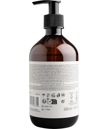 ENA Living Cedar Scented Body Wash | 500ml | Body Wash for All Skin Types | Fragranced Body Wash with Sweet Orange Lavender and Cedar Oils | Dermatologically Tested | Sensitive Shower Gel - Buy Online on GoSupps.com