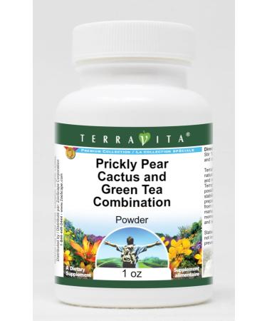Prickly Pear Cactus and Green Tea Combination Powder (1 oz ZIN: 513383) - 3 Pack - Buy Online on GoSupps.com