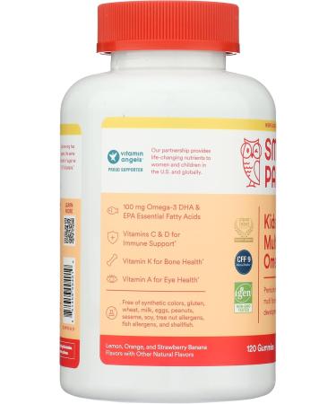 Buy SMARTYPANTS Kids Complete 120 Gummies - Nutritional Support for Kids | International Shipping Available - Buy Online on GoSupps.com