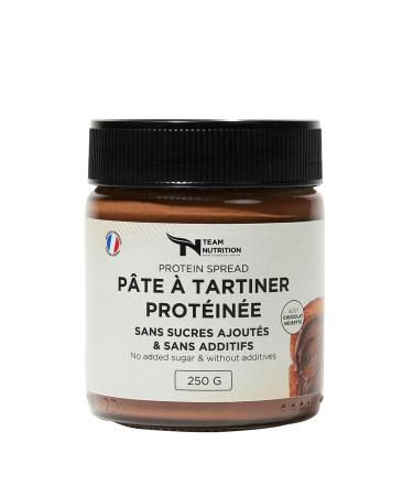 Team Nutrition Protein Spread | Protein & Low Sugar | Smooth & Gourmet Flavor | Breakfasts & Snacks | Palm Oil Free | French Brand