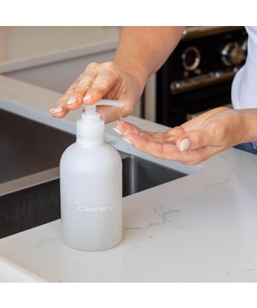 Cleanery Liquid Hand Soap Refill Starter Kit with Reusable Bottle + 4 refills Makes 10oz Each - Buy Online on GoSupps.com